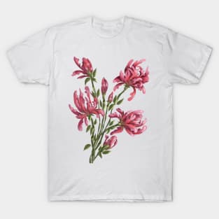 Pink Fantasy Flowers T-Shirt